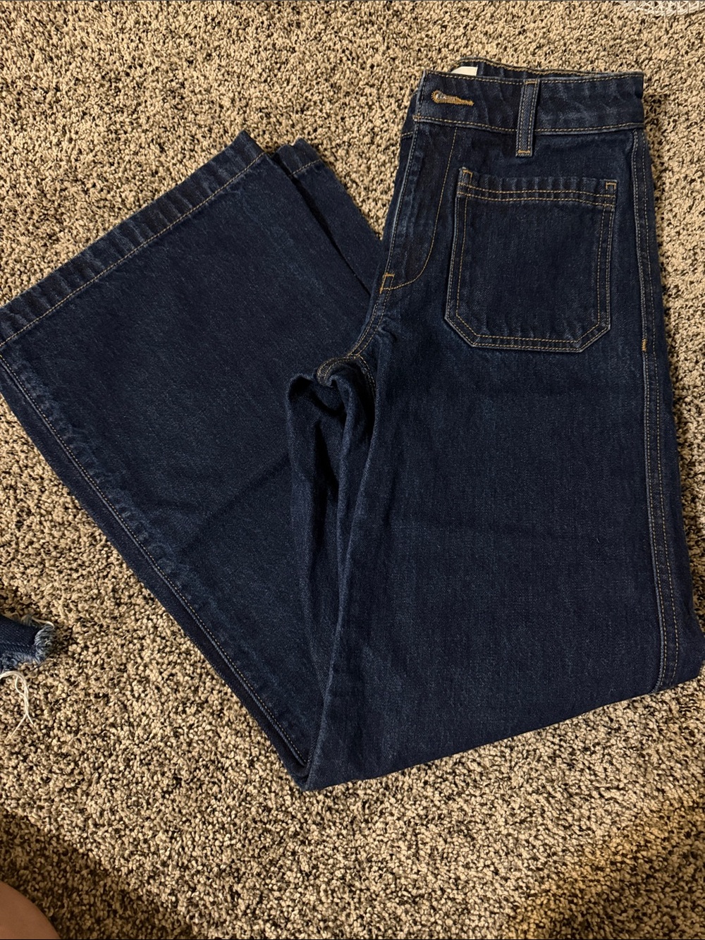 Wilfred Indigo High-Rise Wide Leg Jeans